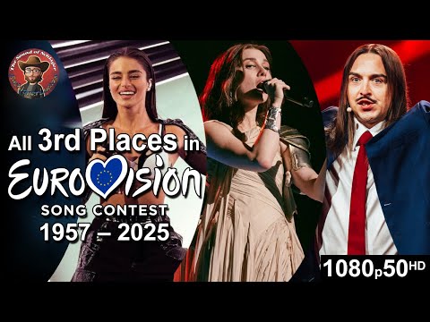 All 3rd Places 🥉 in Eurovision Song Contest (1957-2025)