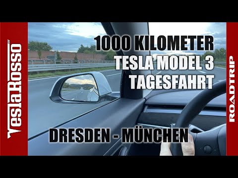1000 Kilometer road-trip - Tesla Model 3 Long Range 2020 #roadtrip #teslamodel3