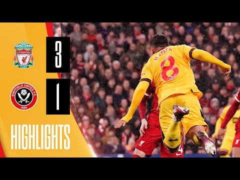 Highlights -  Liverpool 3-1 Sheffield United - PL 2023-24
