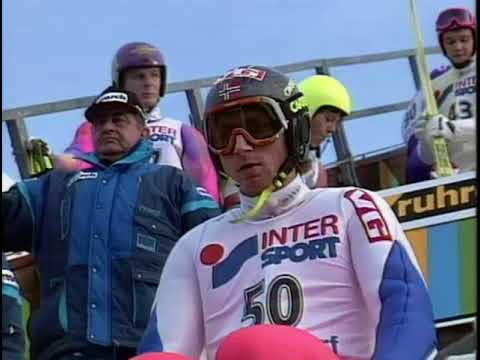 PŚ/TCS Oberstdorf 30.12.1993 - relacja z zawodów (j. niemiecki/polskie napisy)