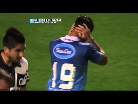 Jominy lo tuvo. Rafaela 0 - Quilmes 0. Fecha 23. Primera División 2015. FPT.