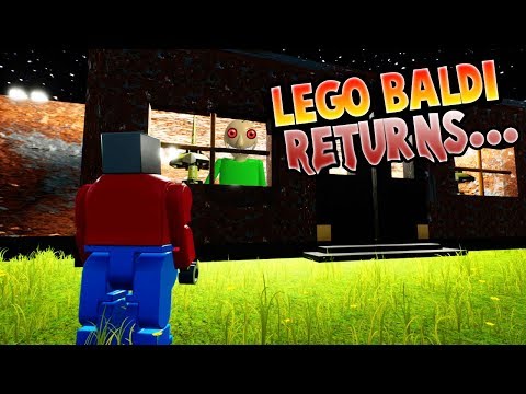 TRAPPED IN LEGO BALDI'S SCHOOL IN LEGO CITY - Brick Rigs Gameplay Roleplay - Fun Lego User Creations
