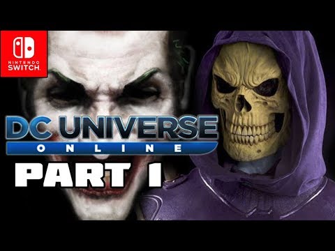DC Universe Online - Villains Walkthrough Part 1 GOOD TO BE BAD! (Nintendo Switch)