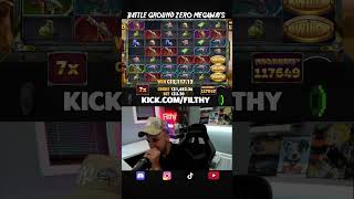 BATTLE GROUND ZERO MEGAWAYS HEADSHOT FOR MAX MEGAWAYS BIG WIN #slot #slots #shorts #battleground