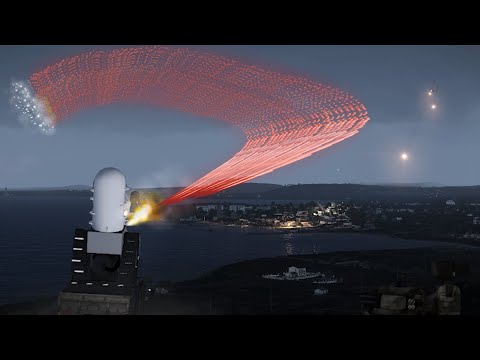 A-10 Warthog Shot out of the Sky by Anti Air Tank & C-RAM Defense - Military Simulation - ArmA 3