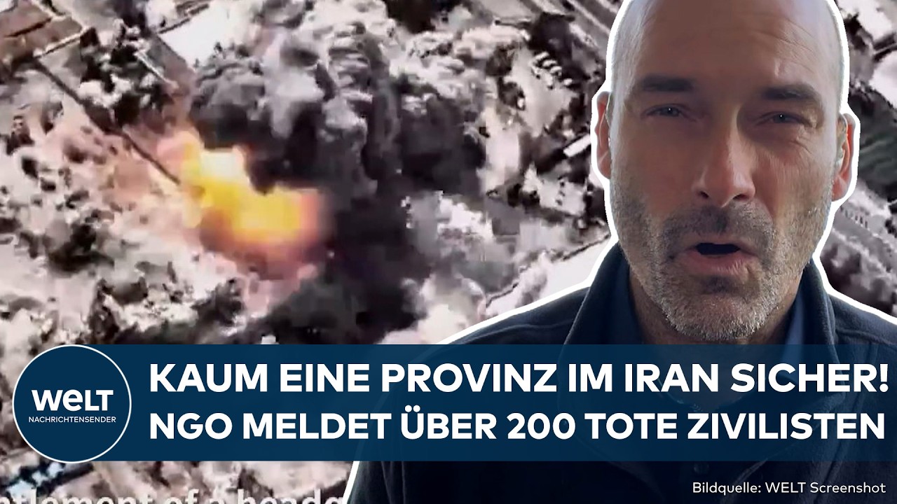 KRIEG IM NAHEN OSTEN: Erbitterte Raketenkämpfe! NGO meldet über 200 tote Zivilisten im Iran!