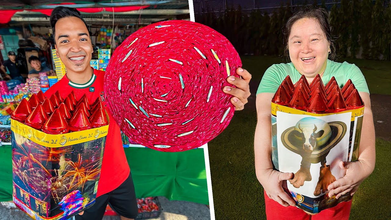 TRONANDO CUETES CHAPINES con MI HERMANITA 