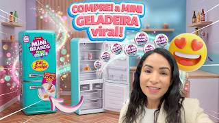 COMPREI A MINI GELADEIRA VIRAL QUE TODOS ESTÃO FALANDO! MINI BRANS