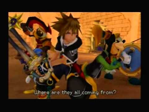 Kingdom Hearts II Proud - 040 - Iago, Jasmine and Alladin