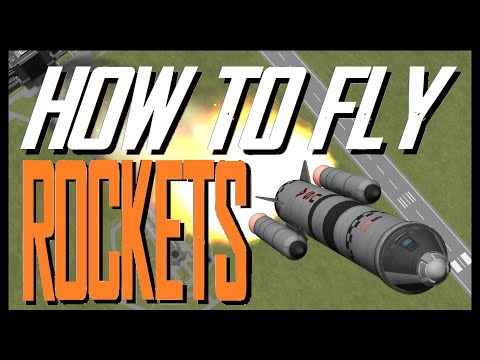 SIMPLE TUTORIAL on HOW TO FLY A ROCKET  \  KSP 1.11 \  Kerbal Space Program