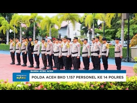 POLDA ACEH GELAR APEL PERGESERAN PASUKAN (SERPAS) PENGAMANAN TPS