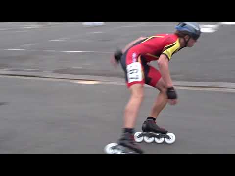 200m TT Qualification YOUTH MEN   Timo Lehnert (European Championships Inline Skating 2018)