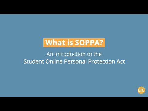 What is SOPPA? An Introduction to the Student Online Personal Protection Act.