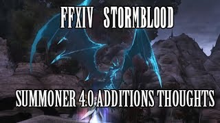 FFXIV Stormblood: SUMMONERS SUMMON BAHAMUT! SMN 4.0 Additions & Thoughts