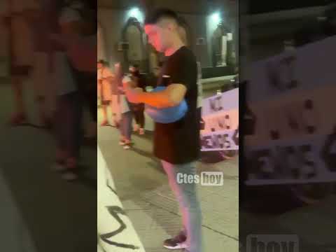 Reconquista, provincia de Santa Fe. Piquete y acuertelamiento de la policía en la comisaría local.