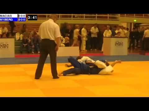 Judo Nordic Championships 2014: B18-66: MACIAS - NYBERG