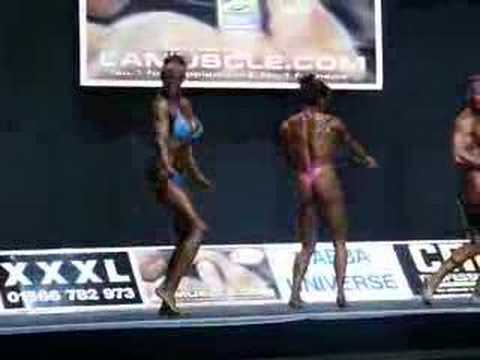 NABBA universe physique free pose.....Avril Keith