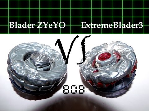 Beyblade BOB Blader ZYeYO vs ExtremeBlader3