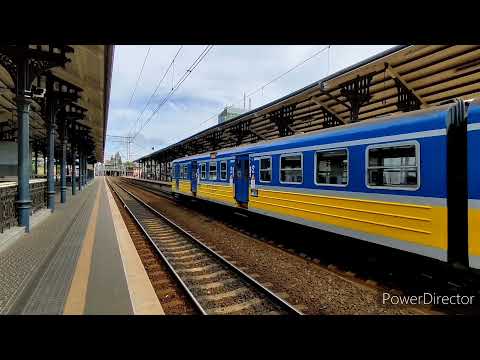 Odjazd EN57-1052 + EN71-037 z Gdańska Głównego oraz przelot czeskiego Nurka przez mierzeję helską