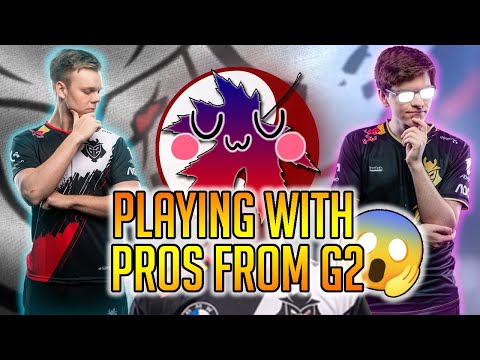 I found G2 MikyX and G2 Wunder in game! Carried with Morgana Jungle!