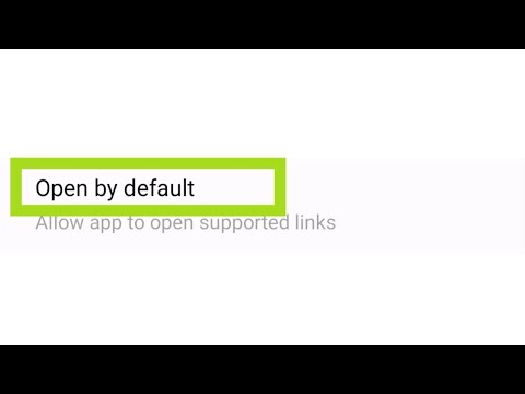 Open By Default Kya Hota Hai | What Is Open By Default On Android