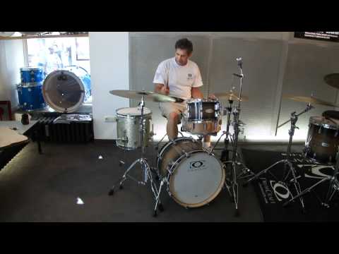 Danny Gottlieb Warmup for Drumclinic at Drumcenter Cologne
