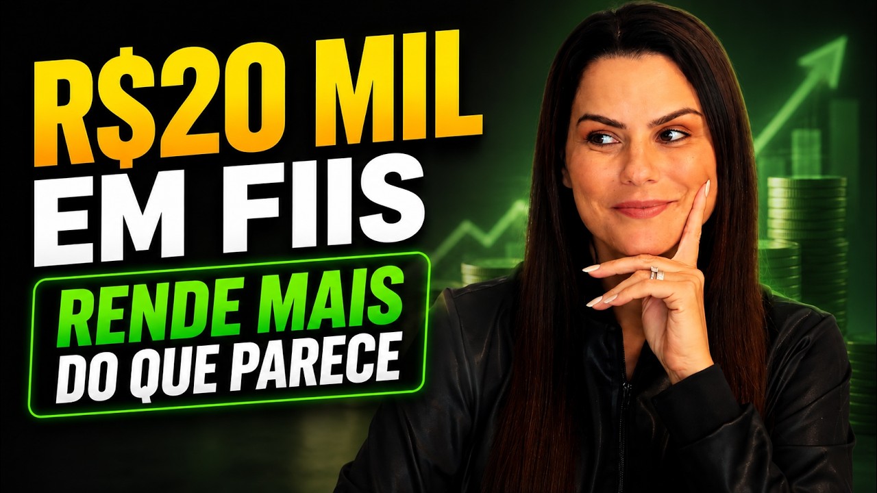 R$ 20 MIL EM FUNDOS IMOBILIÁRIOS: QUANTO GERA DE RENDA?