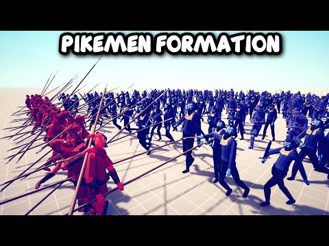 PIKEMEN FORMATION Vs EVERY UNITS - TABS - Totally Accurate Battle Simulator