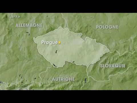 Die Tschechische Republik Mit offenen karten Arte