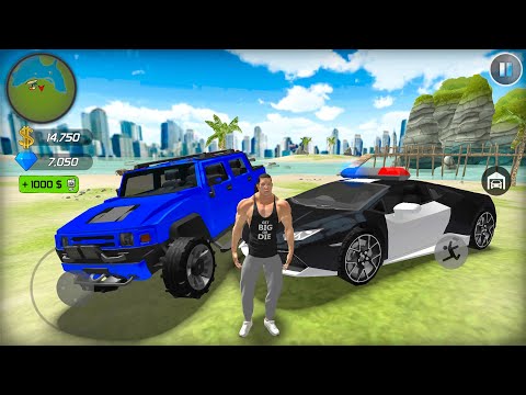 Go to Town Police Officer Car Chase Open World Hummer Truck Off-roading SIM - Android Gameplay.