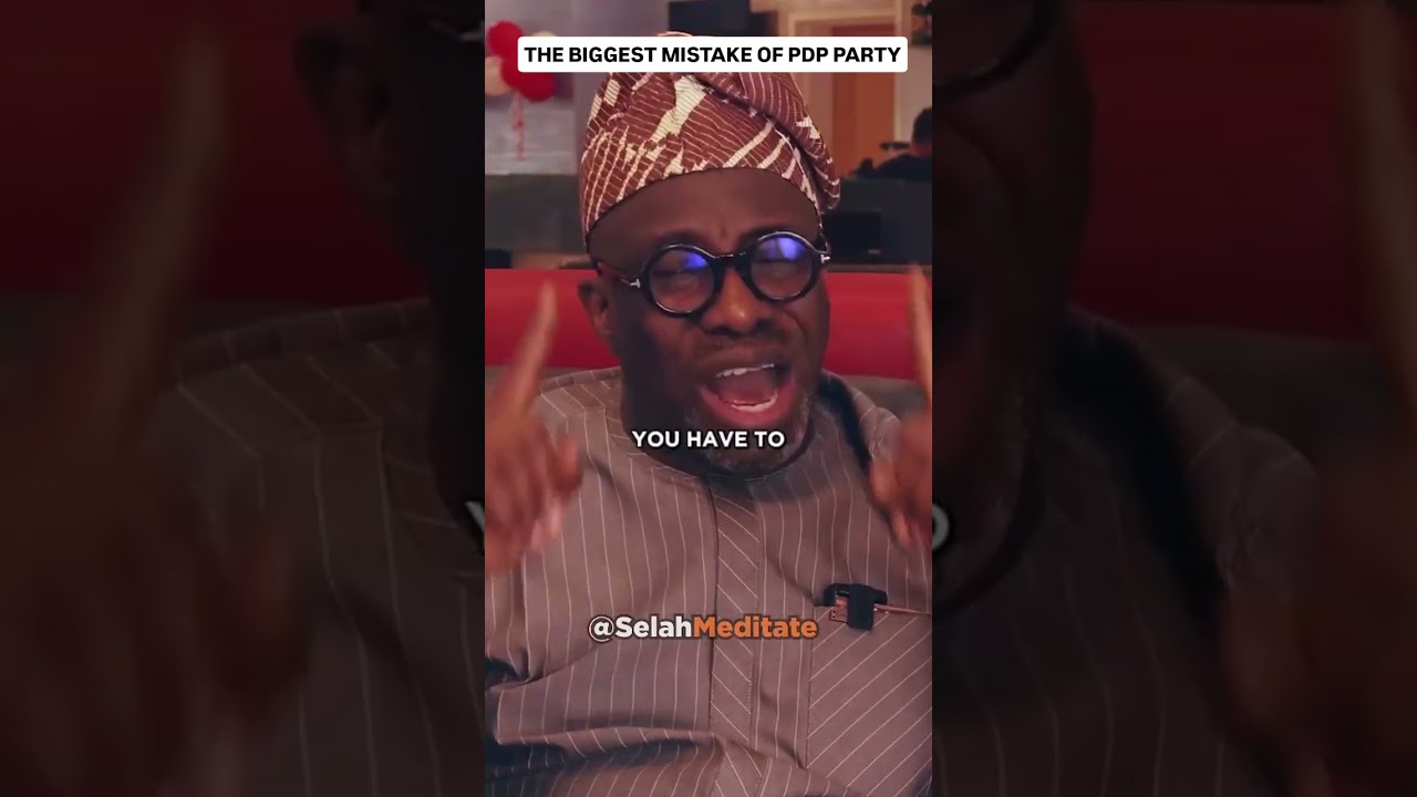 The Mistake That Broke PDP? Segun Showunmi Explains