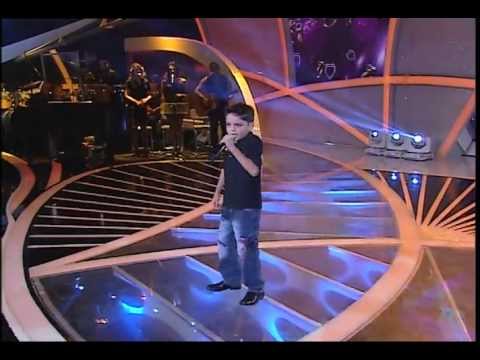 Programa Raul Gil - Alexandre Nunes (Esse Cara Sou Eu) - Jovens Talentos Kids 2013 - #JT2013