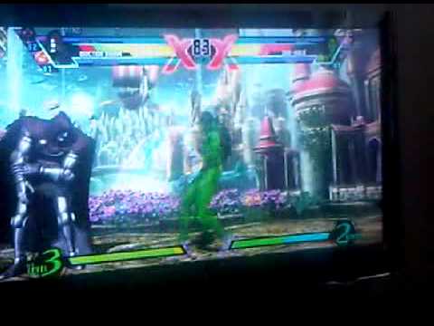 UMVC 3 Jiji(Doom,Dorm,Sent) vs Infexious(She-Hulk,Hulk, Haggar) Pt 2