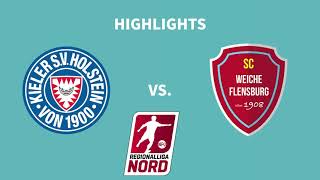 3. Spieltag Regionalliga Nord 21/22 - Holstein Kiel II - SC Weiche Flensburg 08 (Highlights)