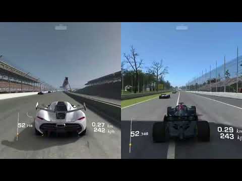 Real Racing 3: 2021 Formula 1 vs Koenigsegg Jesko 1/4 Mile Drag Race