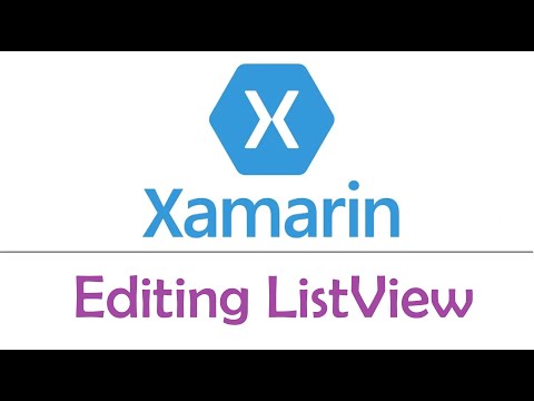 Xamarin Forms Editing CustomCells in ListView Using MessagingCenter EP11
