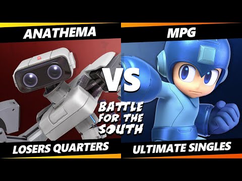 Battle for the South Top 8 - Anathema (ROB) Vs. MPg (Mega Man) Smash Ultimate - SSBU