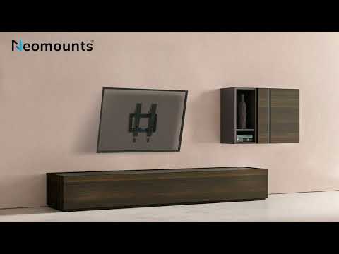 Neomounts LEVEL-550 WL35-550BL12 neigbare TV-Wandhalterung video preview