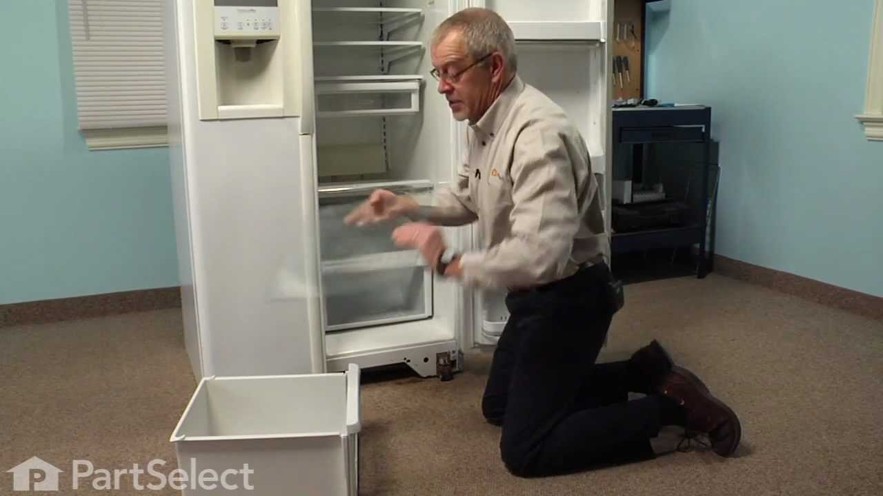 Replacing the Crisper Drawer Frame