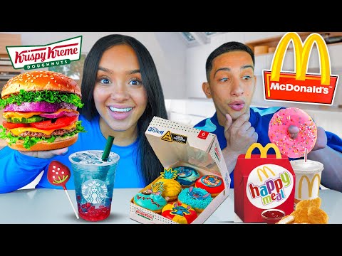 TRYING NEW SUMMER ITEMS FROM FAST FOOD RESTAURANTS! *OMG*