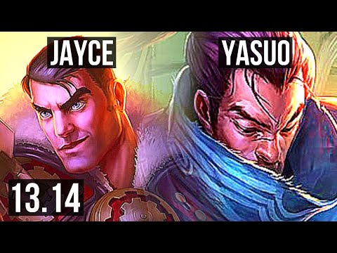 JAYCE vs YASUO (TOP) | 400+ games, 7/2/5, Godlike | KR Grandmaster | 13.14