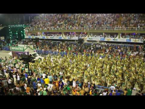 Bateria da Imperatriz Leopoldinense encerrando o desfile - Carnaval 2018