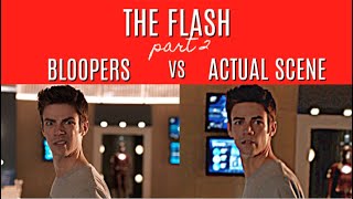 The Flash  Bloopers VS Actual Scene (part 2)