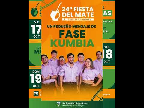 LAS ROSAS - FIESTA PROVINCIAL DEL  MATE 2025 - FASE KUMBIA