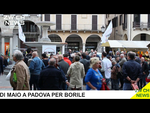 Di Maio a Padova per il candidato Simone Borile