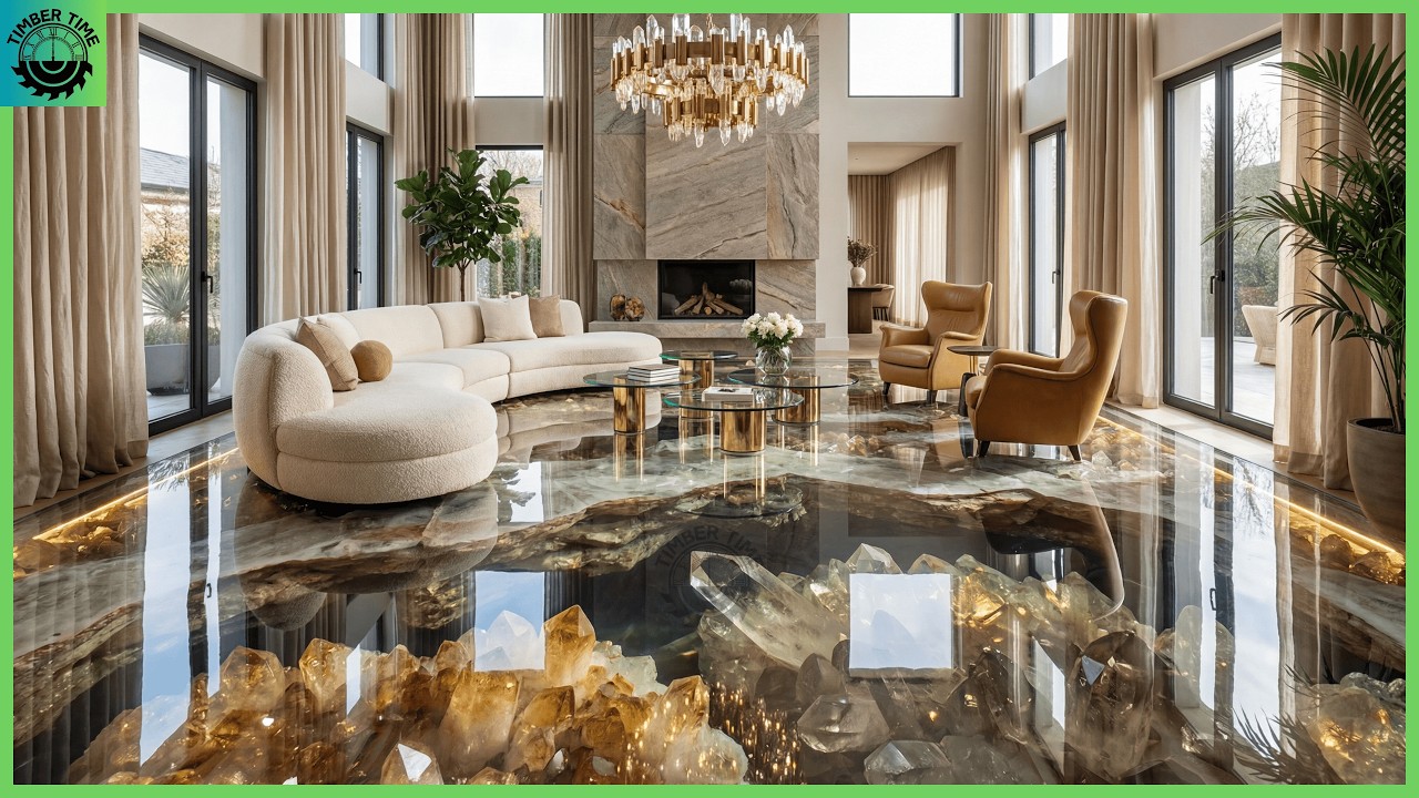 Top 10 Luxurious Epoxy Floor Designs Using Marble and Stone with Stunning Resin Pours