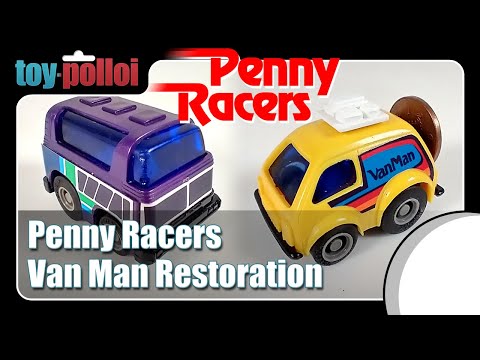 Vintage Penny Racers Van Man restoration - Toy Polloi