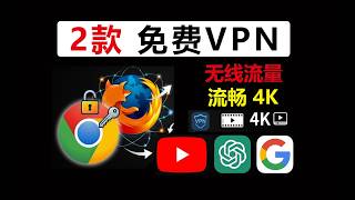 2026年分享2款免费好用的浏览器翻墙插件，Chrome和Firefox浏览器直接翻墙！免费VPN插件非常好用，纯净IP，无