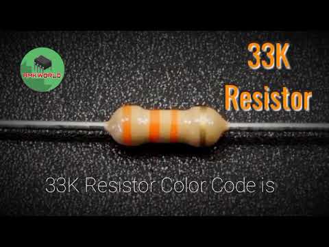 33K Resistor Color Code