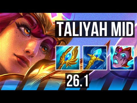 TALIYAH vs AURORA (MID) | Perfect KDA: 13/0/6 | JP Challenger | 26.1